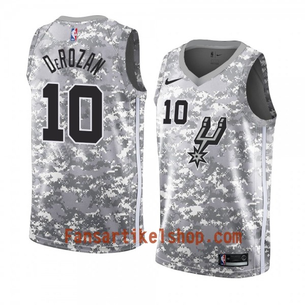San Antonio Spurs Trikot DeMar DeRozan 10 2018-19 Nike Grau Swingman - Herren San Antonio Spurs Trikot DeMar DeRozan 10 2018-19 Nike Grau Swingman - Herren